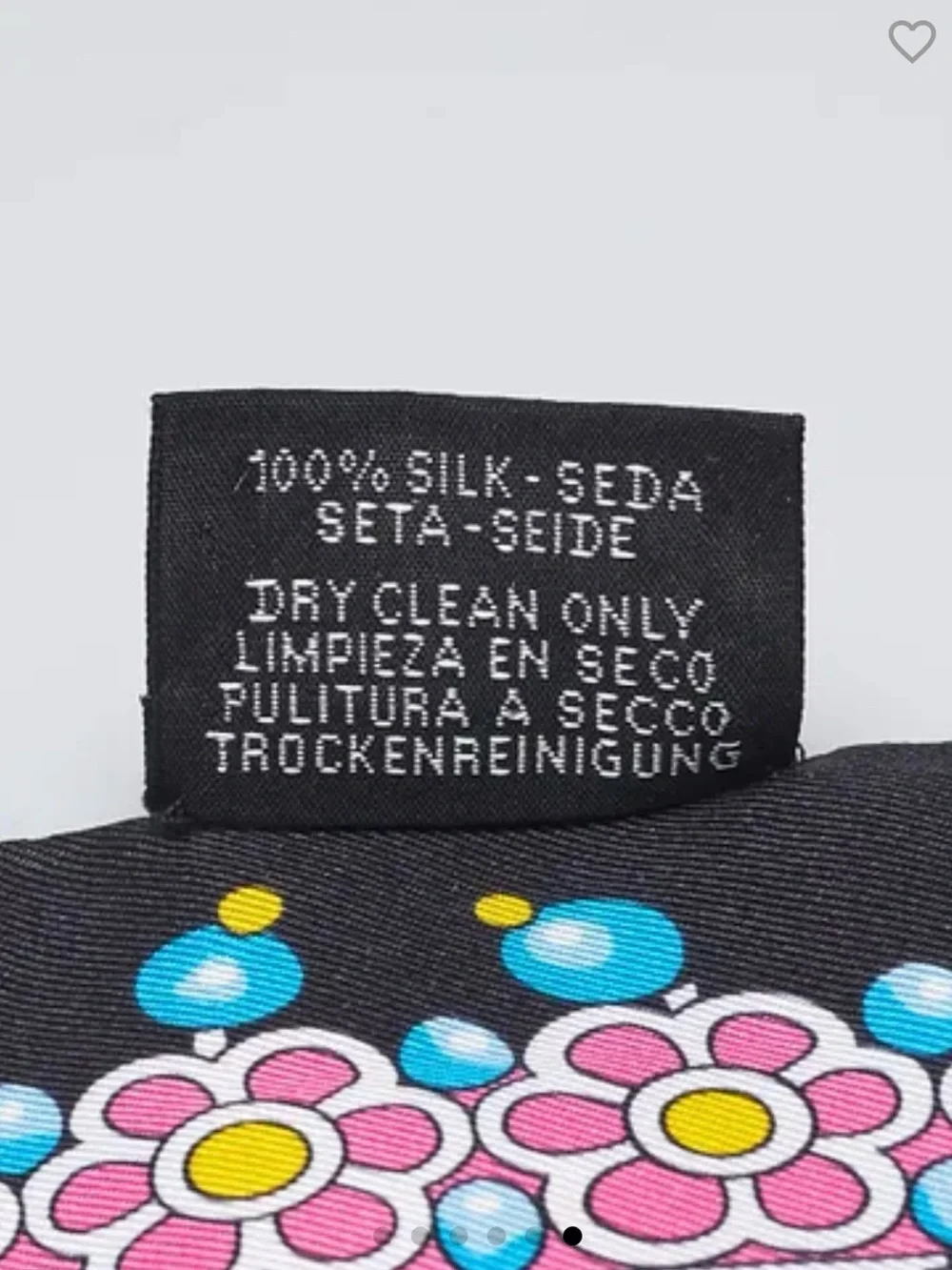 Hermes silk Parures Des Maharajas Twilly Ciel Blk Rose Vif - Picture 7 of 9